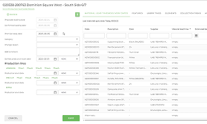 Order Component Tracking in INTUS Windows PDM Module ERP System